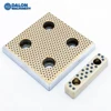 self lubricating bronze graphite wear slide plate