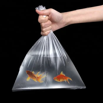 Square Bottom Fish Carry Bags Plastic Oxygenated Transport Live Shipping Bag For