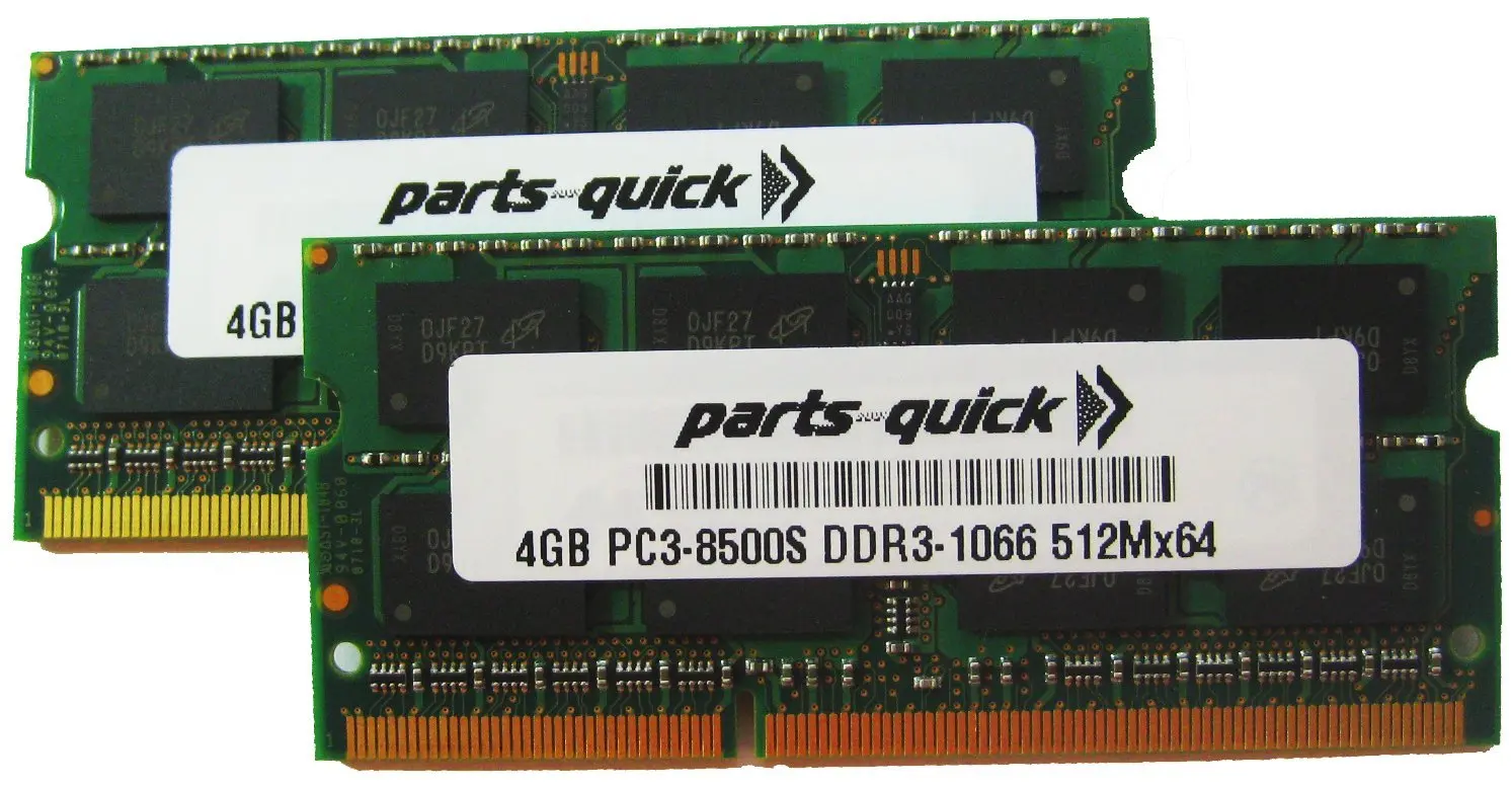 Buy 8GB (2 X 4GB) DDR3 PC3-8500 Memory RAM for Apple MacBook / MacBook