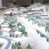 3D architectural model of Kazakhstan ski resort