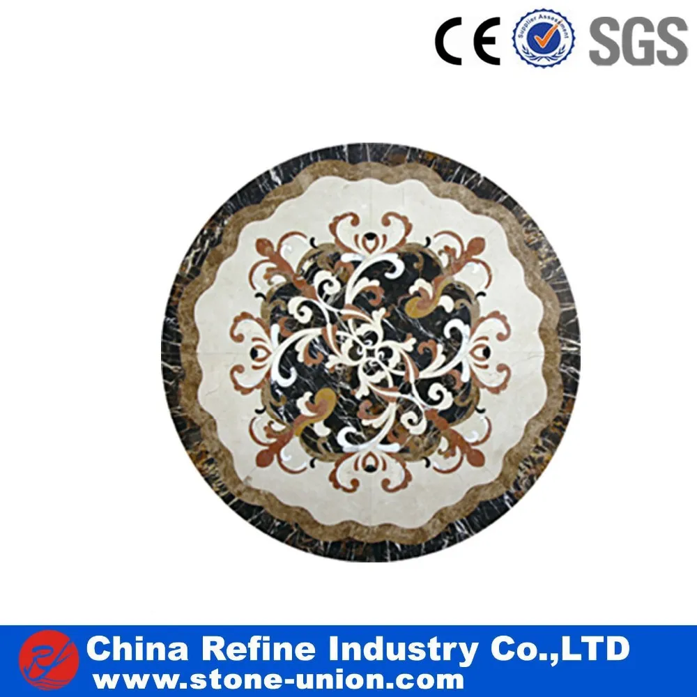 interior decoration waterjet marble medallion stone hotel flooring interior decoration waterjet marble medallion stone hotel flooring