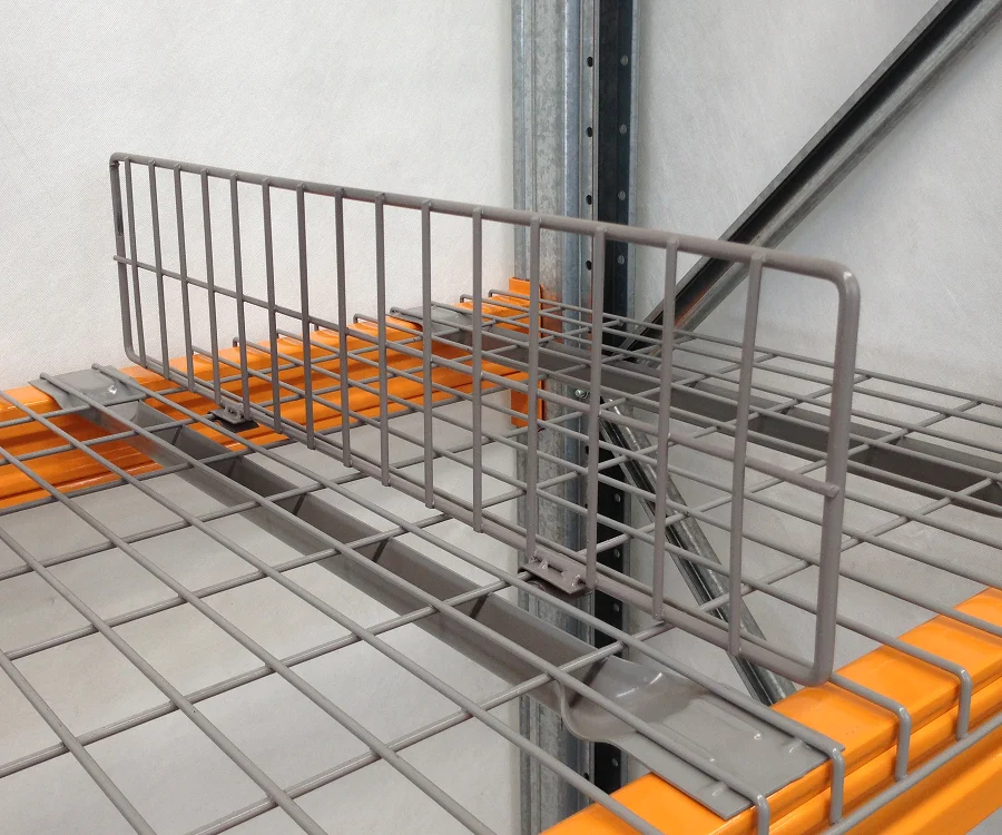 Galvanized Warehouse Storage Wire Shelf Flexible Dividers 