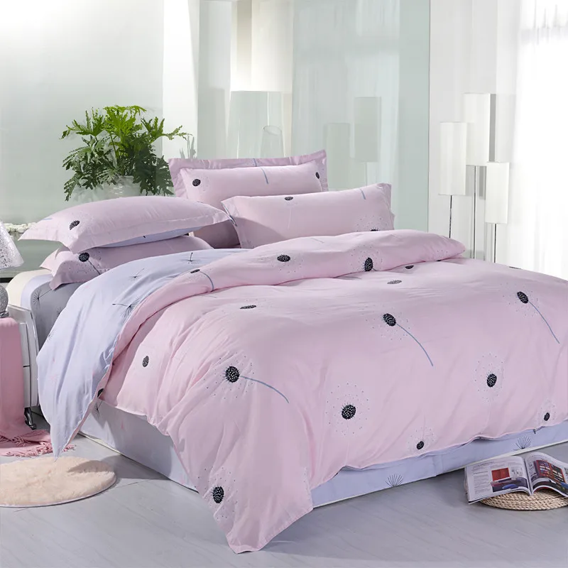 100 Cotton Low Price Bed Cover Fashion Flower Bedding Set Bed