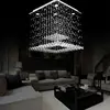 Modern Luxury White Crystal Chandelier For Wedding Hotel Pendant Light Inter Circle Oval Crystal Chandelier