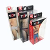 plastic clear pvc mens underwear packaging Folding Box hook design