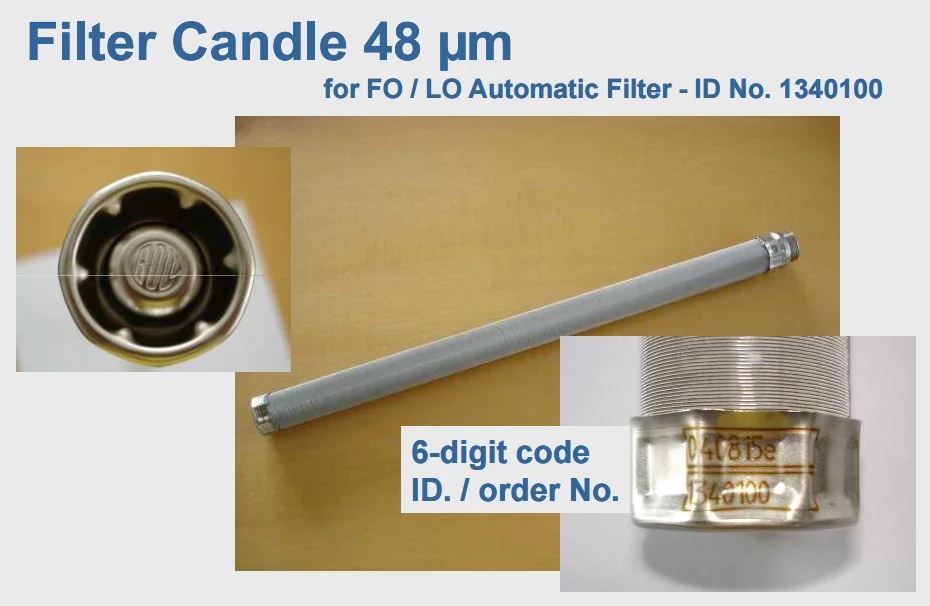 Candle lubrication oil filter wholesale