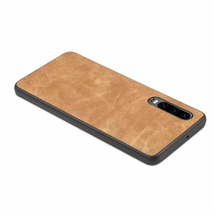Wholesale High Quality P30  Back PU Leather Mobile Phone Cover Case for Huawei P30 Cover Case
