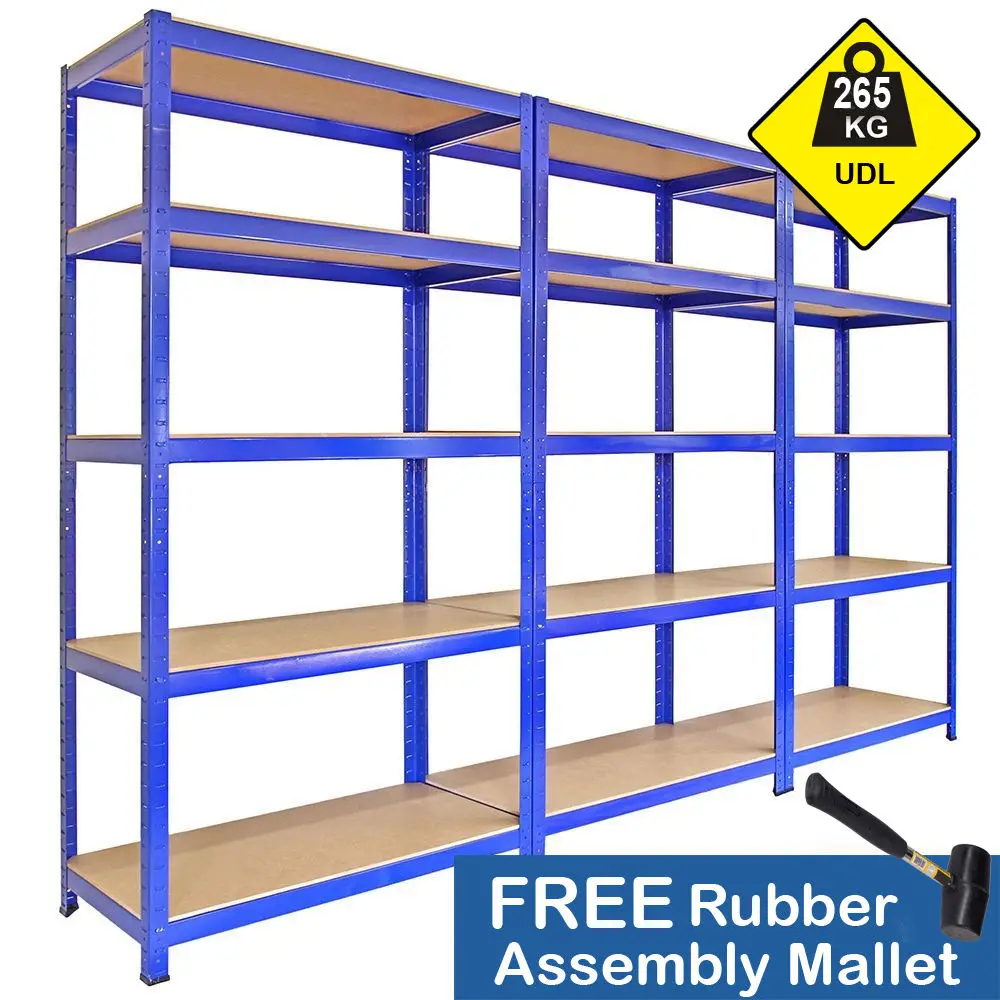 Garage Shelving 1.8M Heavy Duty Racking Shelves for Storage For Workshop Shed