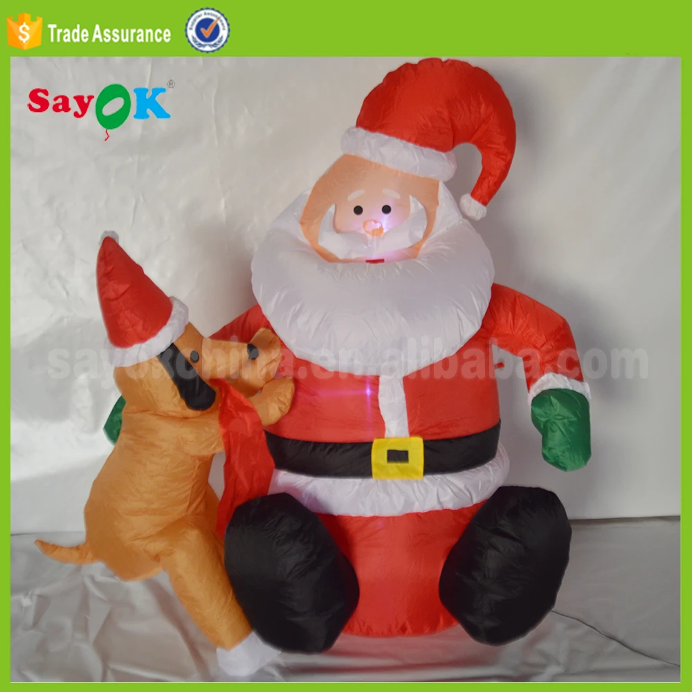 Popular Portable Small Inflatable Christmas Merry Go Round Carousel For