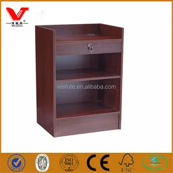 Small Wood Cashier Counter Table Reception Small Wood Cashier Counter Table
