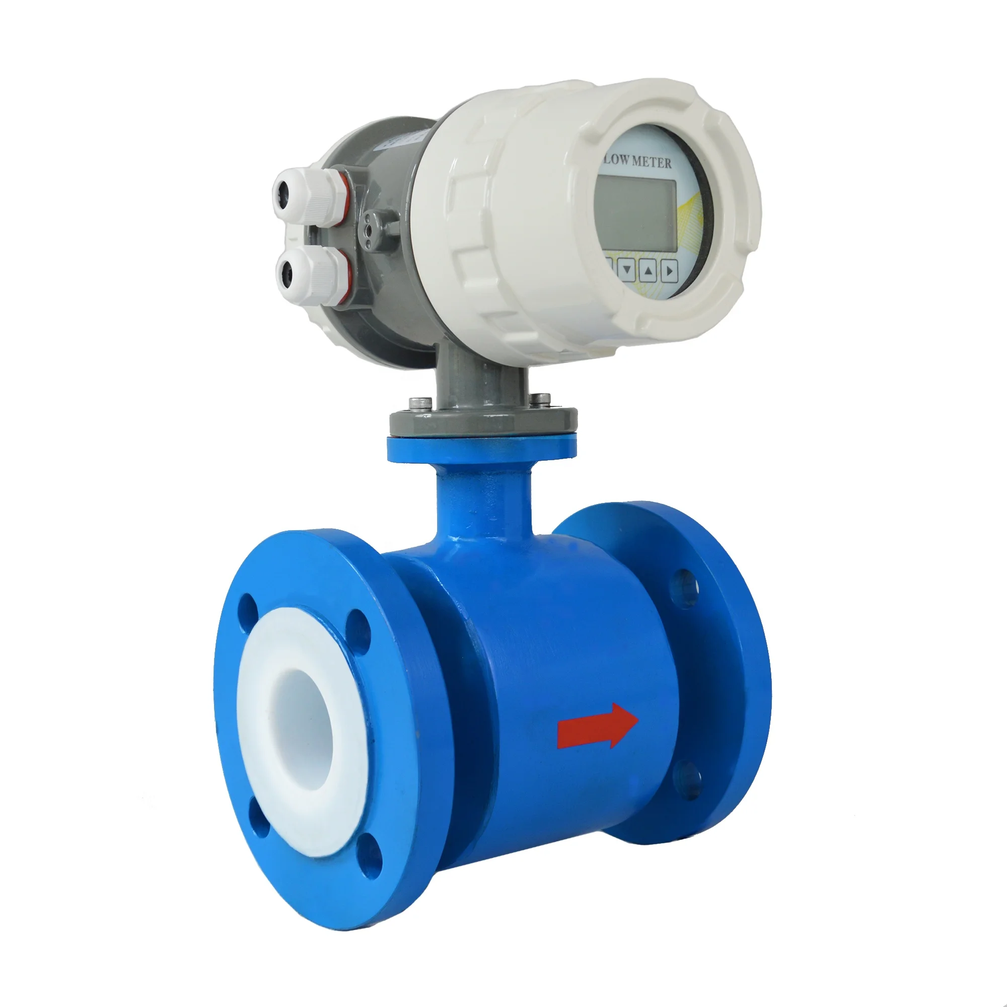 digital water electromagnetic flow meter liquid wate