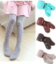 children thick warm tights for girls children cotton candy color dancing kids baby girls pantyhose knitted cotton cute tights