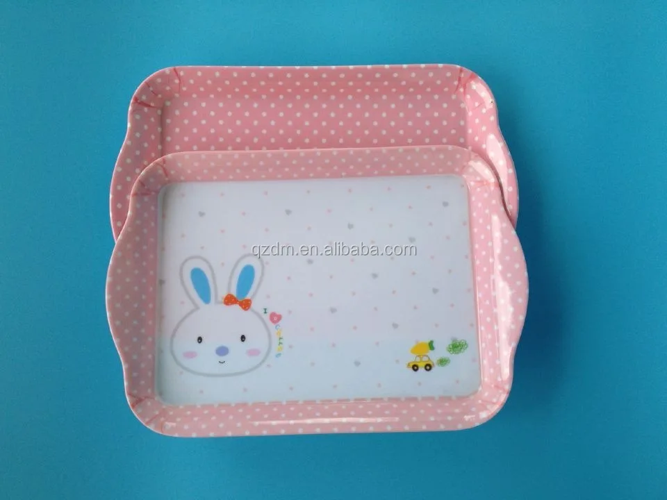 8 Inch Melamine Small Tray/Kids Melamine Tray