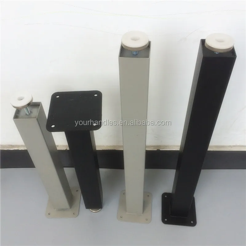 Square Furniture Feet,Steel Retractable Table Feet,Desk Table