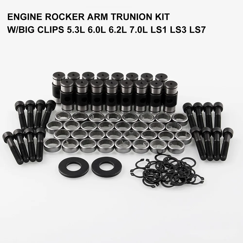 Ls Engine Rocker Arm Trunion Kit W/big Clips 5.3l 6.0l 6.2l 7.0l Ls1