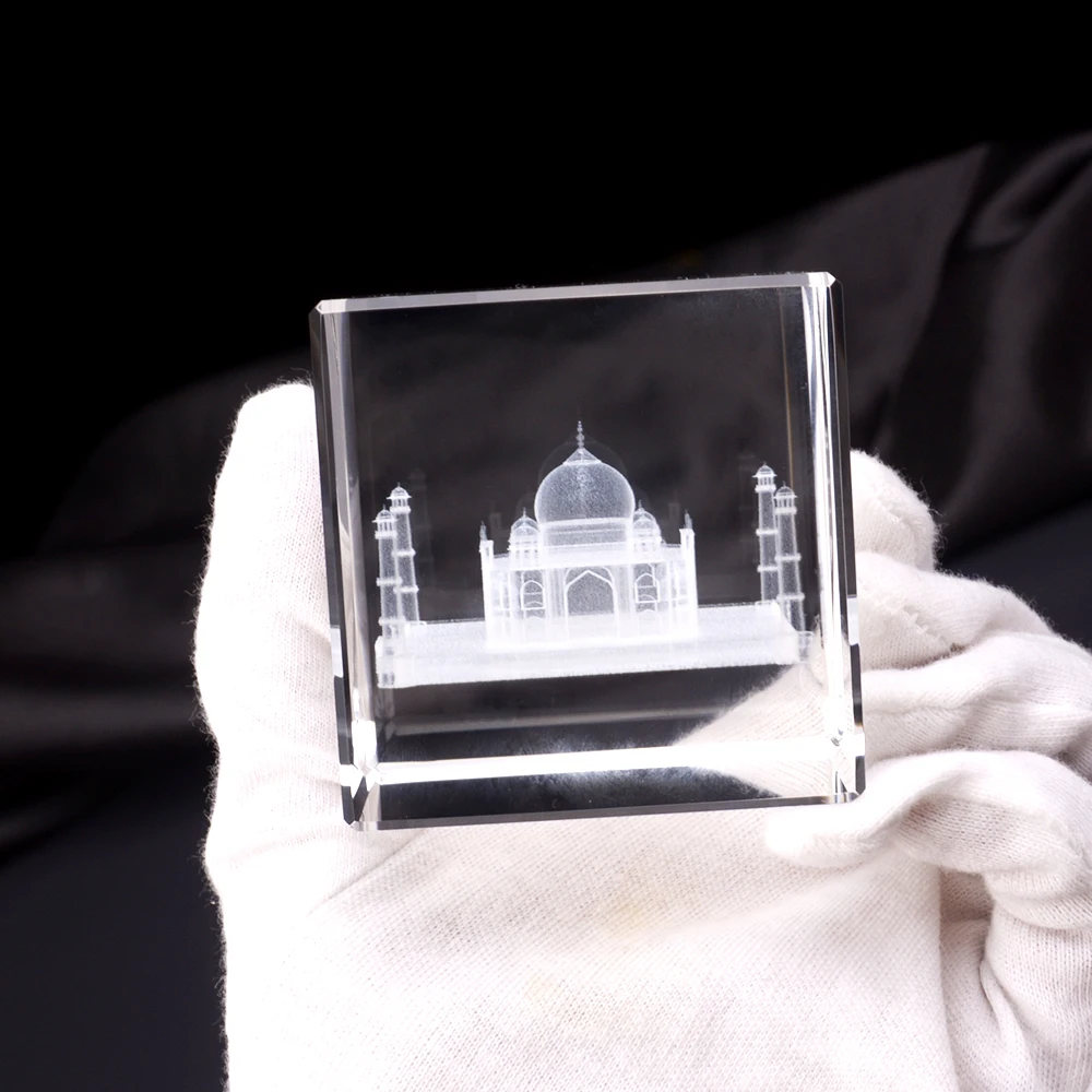 Souvenirs 3d Laser Crystal Engraving For Laser Building Cube Mini