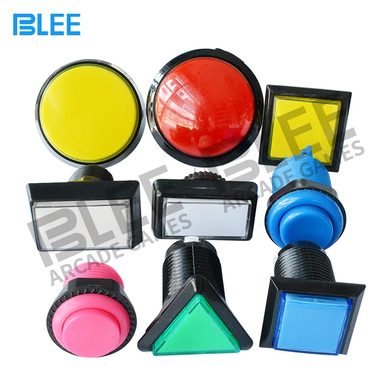 Firm And Durable Round Push Button Sanwa Illuminated 30mm Game Arcade