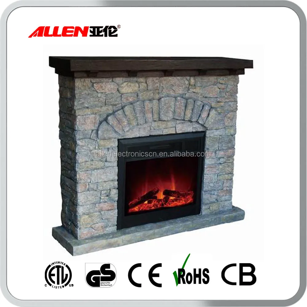 Charmglow Artificial Blanco De Imitación De Piedra Eléctrica Chimenea