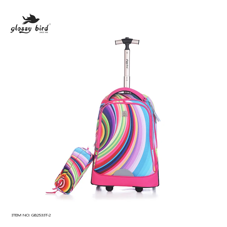colourful trolley bags
