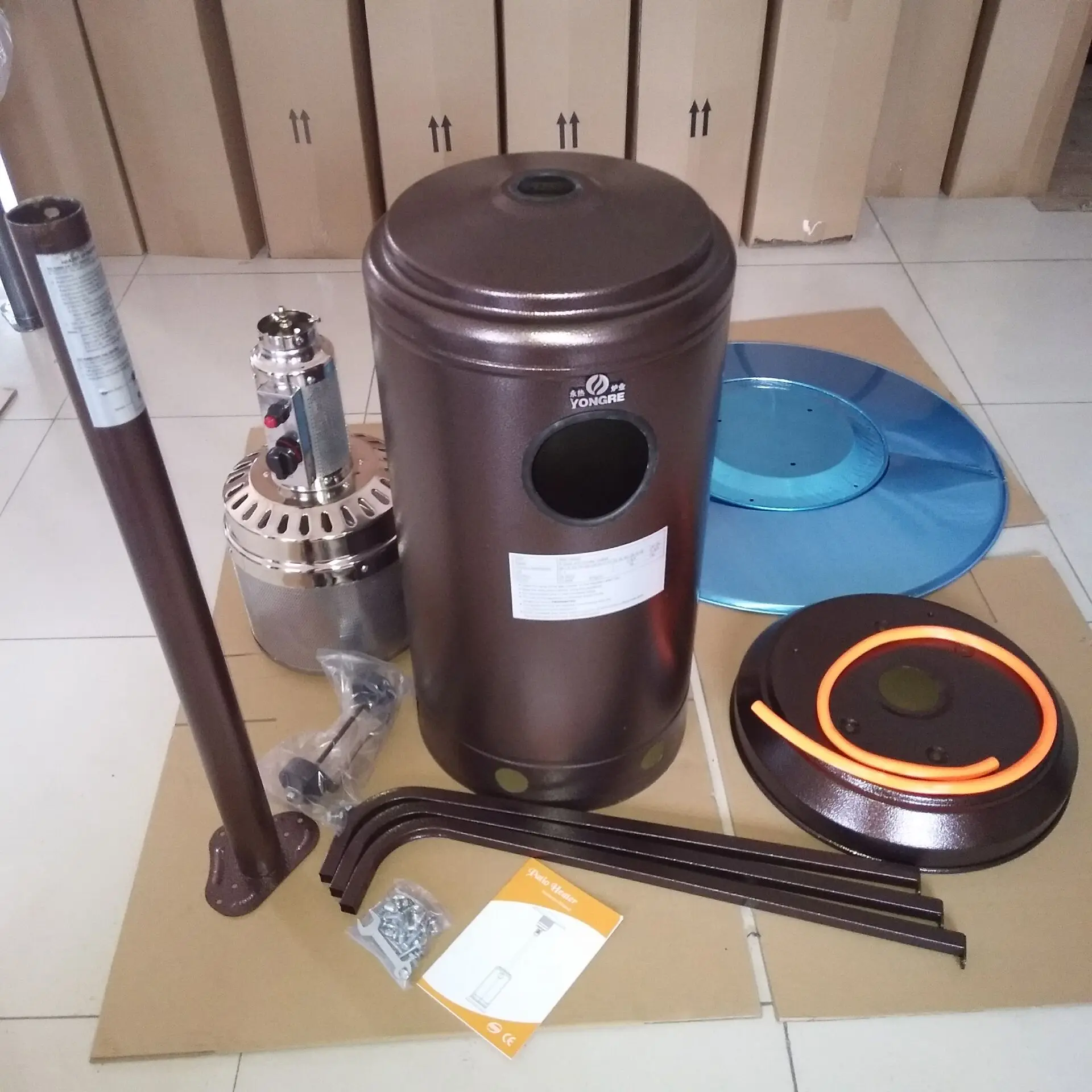Residential Garden Outdoor Patio Gas Heaters B Q With Backup Garden Outdoor Patio Gas Heaters