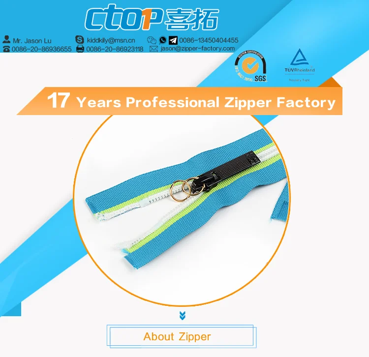 2018 high quality low price fancy popular zips custom coil nylon zipper for handbags