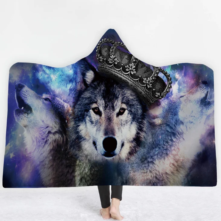 3D wolf blanket (4)