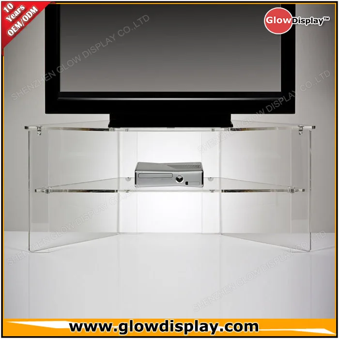 Glowdisplay Plexiglass Tv Unit Stand With Wheels Buy Tv Unit Stand