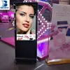 floor stand Digital Signage kiosk with IR Motion Sensor multic touch table android media player