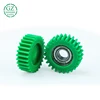 custom size delrin small plastic spur gears POM plastic double gear