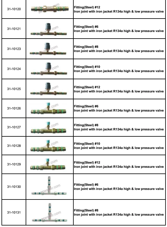 Air Conditioning Fitting Auto Ac Fitting Aluminium / Iron Fitting Buy