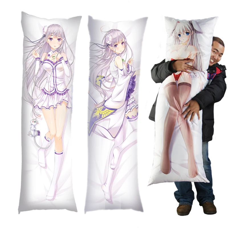 Cushion Pillow Anime Character Huggable Re Zero Emilia Body
