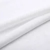 Knitting white slub 100% polyester spun single jersey compression garment fabric