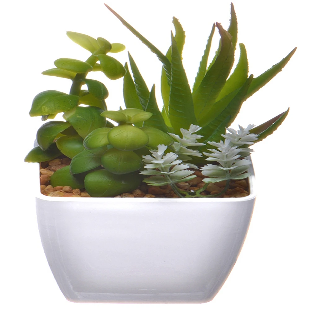 Garden Supplies Item Type Real Touch Artificial Cactus With Square