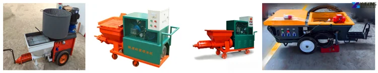 Mortar spraying machine6