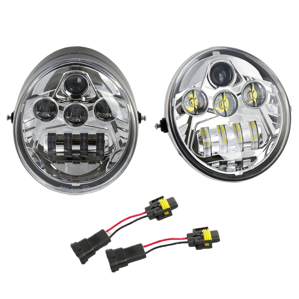 Dot Approved V-rod Led Headlight Kits For Vrsca Vrsc Vrscaw V-rod V-rod ...