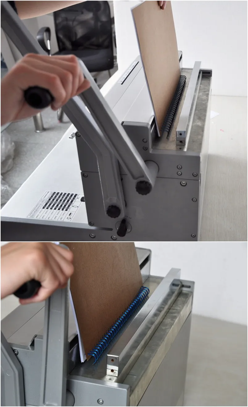 Easy Use Manual Commercial Book Binding Machine - Buy Commercial Book