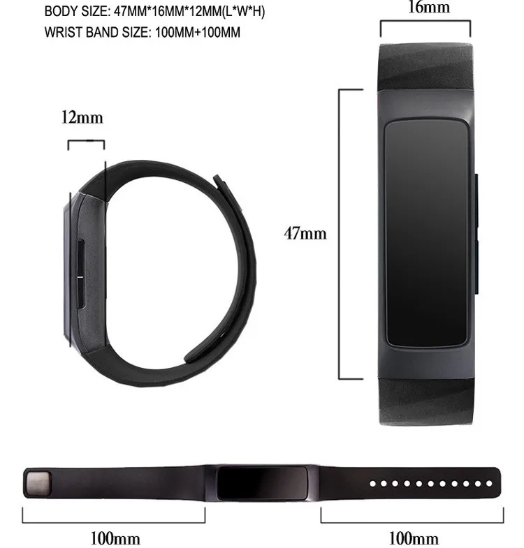 2016 New Design Zinc Alloy Sport Bluetooth Smart Bracelet C1 Bluetooth Smart Wristband,Heart Rate Smart Band