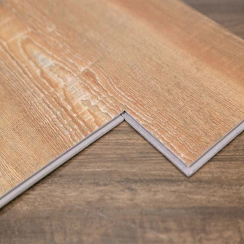 Handscratch Wood Lvt Epoxy Resin Click Lock Vinyl Plank Flooring