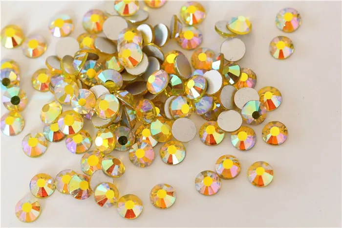 Wholesale Newest Moonlight Color Nail Art Crystal Rhinestone SS20 Flat Back Round Non Hot Fix Rhinestone for Nails