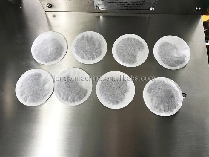 Commercial Full Automatic Coffee Powder Pod Packer Small Round Filter Bag Vertical Packaging