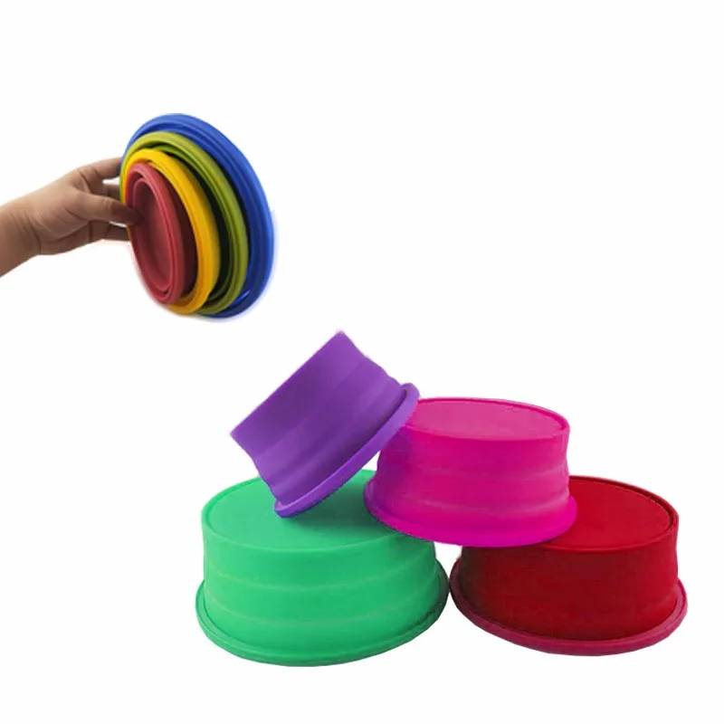 4pcs Silicone Folding Lunch Box, Food Storage Containers