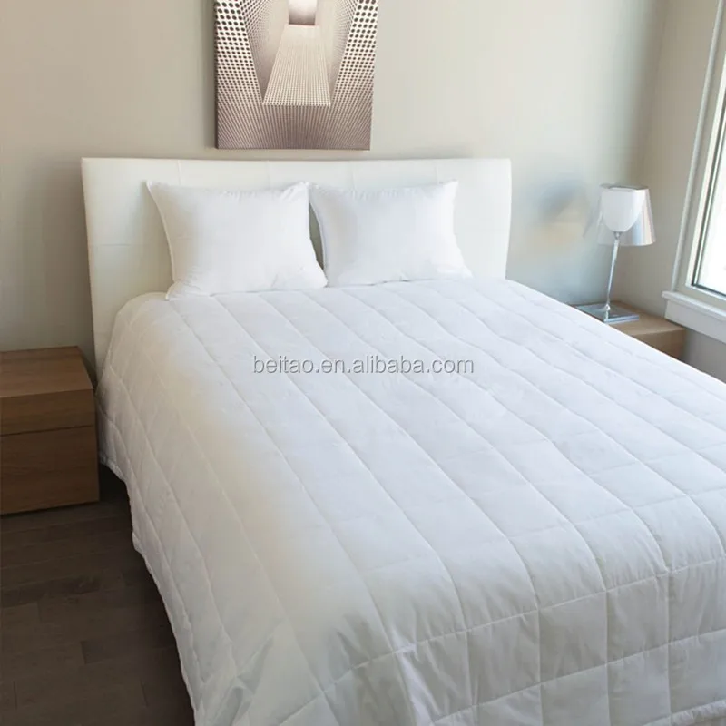 Colored Duck Feather And Down Blanket Down Filled Blankets With 2