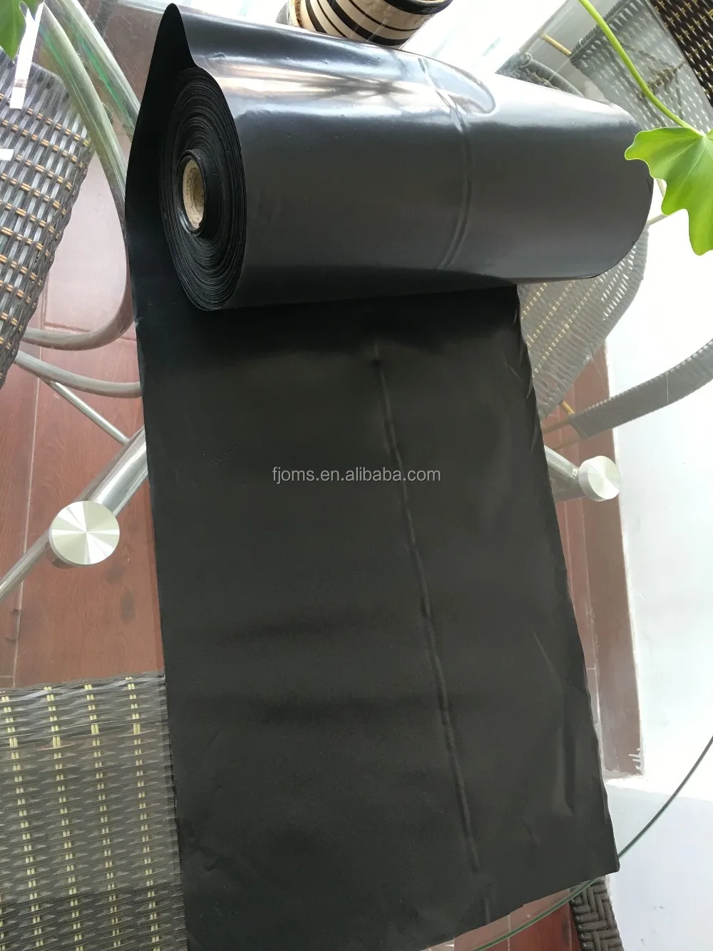 Black Polyethylene Sheeting Plastic Made Of Recycled Pe Building Grade