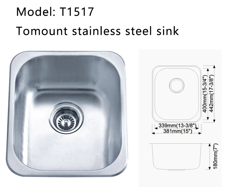 Topmount Bar Sink,Stainless Steel Kitchen Sink Made In Malaysia. Buy