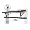 Pull-Up Bar for Door Frames without Screws / Drilling Professional Chin-Up Bar with Padded Handles