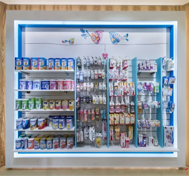 Glass Display Shelf / Pharmacy Display Shelf /Retail Store Shelf