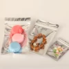 Clear Window Reclosable Aluminum Foil Zipper Plastic Packing Pack Bag Zip Lock Bag Storage Mylar Package