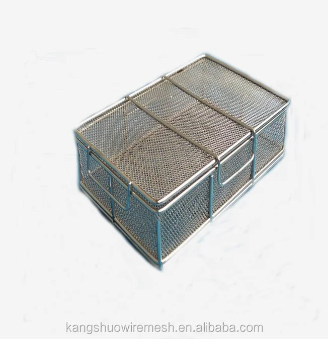 Stainless Steel Wire Mesh Containers 304ss Metal Mesh Kitchen Vegetable