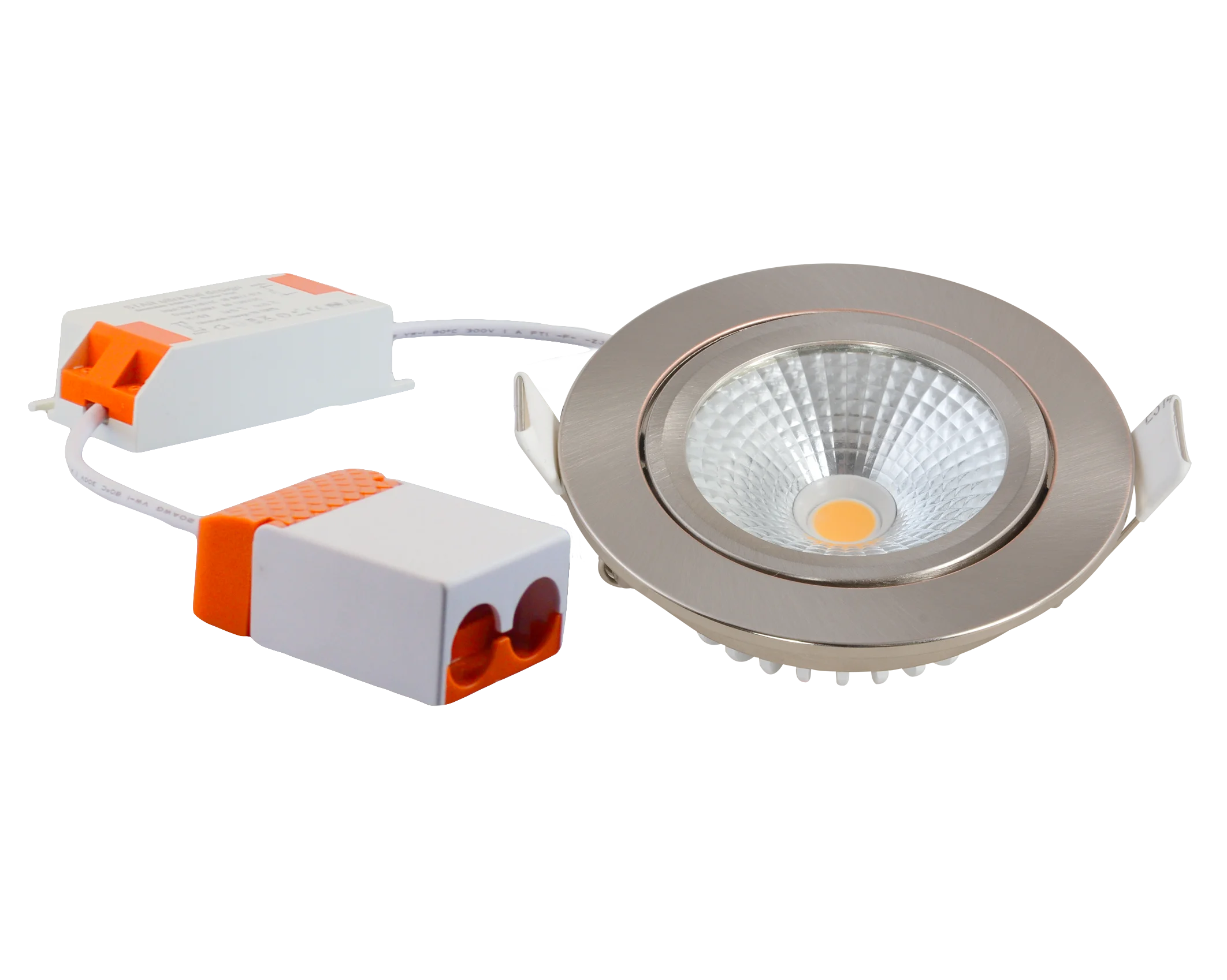 Nickel plating brushed 3000K 350mA Norway Swiden dimmable 2700K downlight 220V 5W 7W led recess spotlight