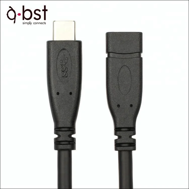 A-BST High Speed Charging+Data Transfer USB 3.1 TYPE-C Male TO Female 0.2m, 0.3, 1m for computer